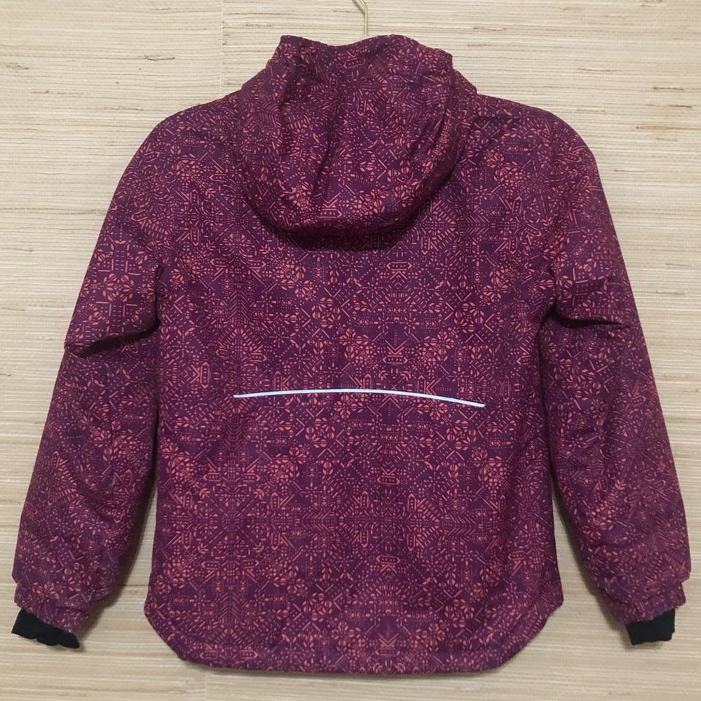Columbia Burgundy Omni-Tach Waterproof Zip-up Jacket Size Small - Picture 7 of 13
